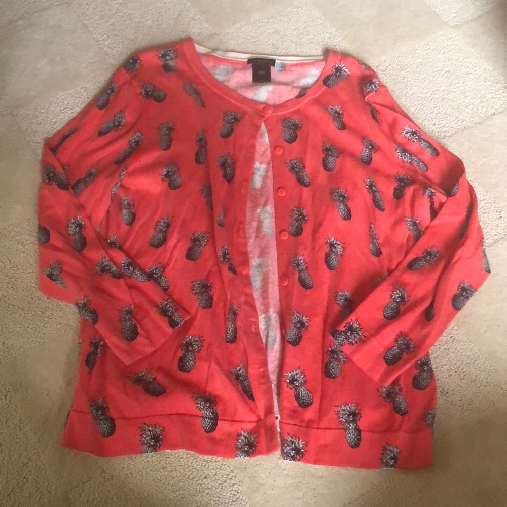 4/$20. Ann Taylor Sweater Pineapples!  Large